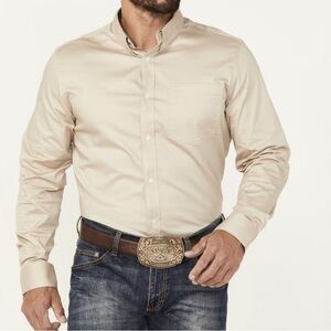 Cody James Men's Beige Dress Shirt